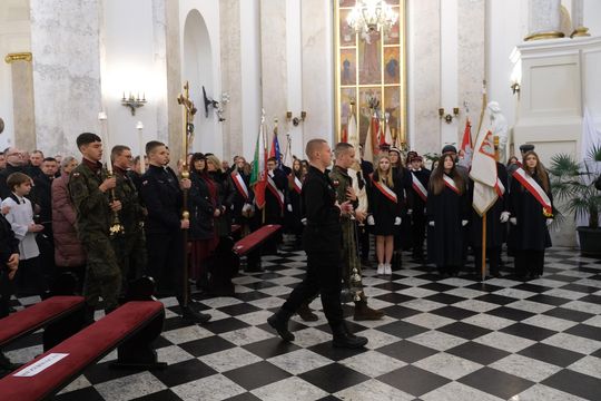 Chełm. Uroczystość z okazji Święta Niepodległości 2024. Msza św. w chełmskiej bazylice [GALERIA ZDJĘĆ]
