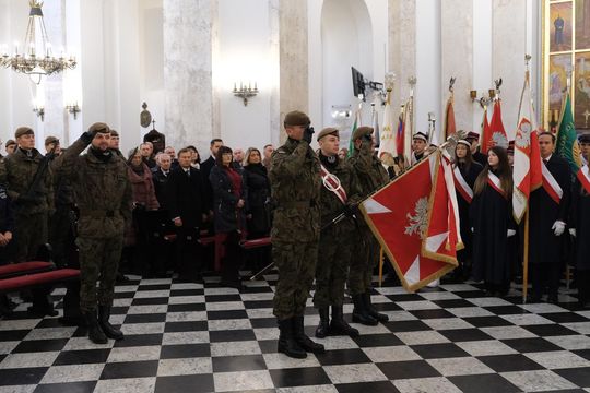 Chełm. Uroczystość z okazji Święta Niepodległości 2024. Msza św. w chełmskiej bazylice [GALERIA ZDJĘĆ]