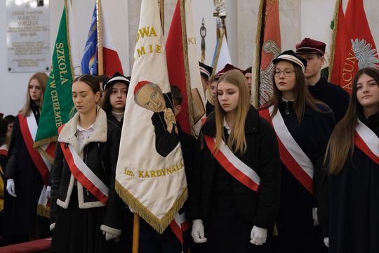 Chełm. Uroczystość z okazji Święta Niepodległości 2024. Msza św. w chełmskiej bazylice [GALERIA ZDJĘĆ]