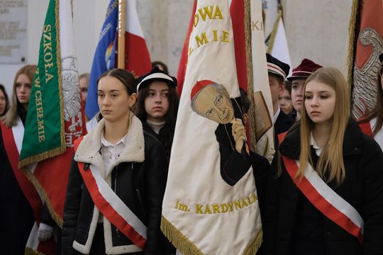 Chełm. Uroczystość z okazji Święta Niepodległości 2024. Msza św. w chełmskiej bazylice [GALERIA ZDJĘĆ]