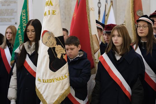 Chełm. Uroczystość z okazji Święta Niepodległości 2024. Msza św. w chełmskiej bazylice [GALERIA ZDJĘĆ]