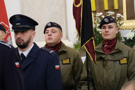 Chełm. Uroczystość z okazji Święta Niepodległości 2024. Msza św. w chełmskiej bazylice [GALERIA ZDJĘĆ]