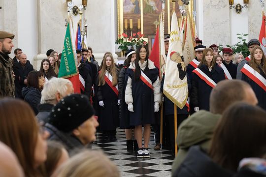 Chełm. Uroczystość z okazji Święta Niepodległości 2024. Msza św. w chełmskiej bazylice [GALERIA ZDJĘĆ]