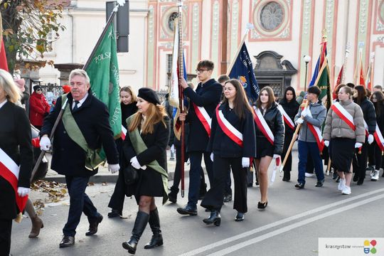 Krasnystaw. 106. rocznica odzyskania niepodległości przez Polskę [GALERIA ZDJĘĆ]
