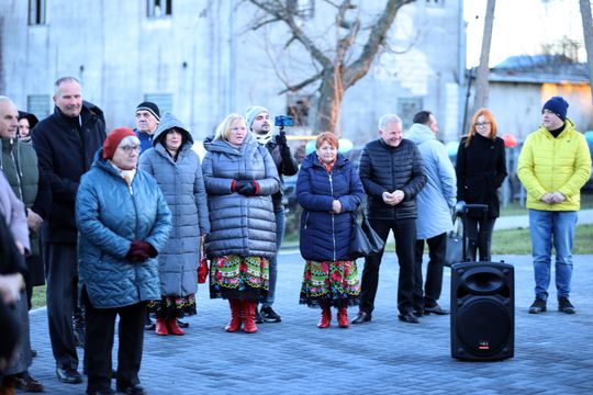 Gm. Leśniowice. Otwarcie drogi powiatowej Kasiłan-Sielec oraz świetlicy wiejskiej w Dębinie [GALERIA ZDJĘĆ]