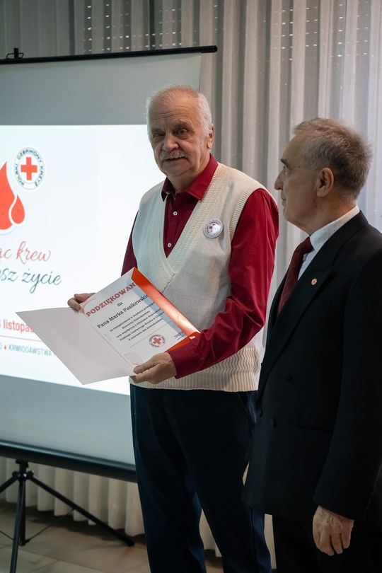 Chełm. Krwiodawcy docenieni. Ich krew ratuje życie! [GALERIA ZDJĘĆ]