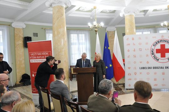Chełm. Krwiodawcy docenieni. Ich krew ratuje życie! [GALERIA ZDJĘĆ]