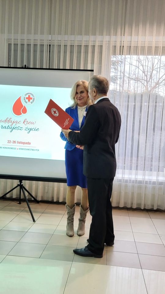 Chełm. Krwiodawcy docenieni. Ich krew ratuje życie! [GALERIA ZDJĘĆ]