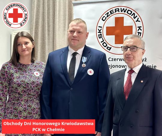 Chełm. Krwiodawcy docenieni. Ich krew ratuje życie! [GALERIA ZDJĘĆ]