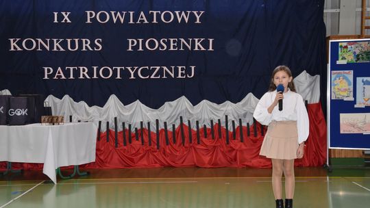 Gm. Łopiennik Górny. IX Powiatowy Konkurs Piosenki Patriotycznej [GALERIA ZDJĘĆ]