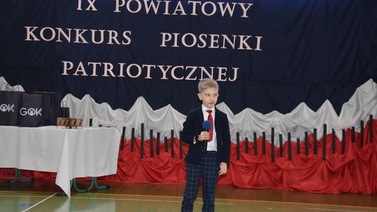 Gm. Łopiennik Górny. IX Powiatowy Konkurs Piosenki Patriotycznej [GALERIA ZDJĘĆ]
