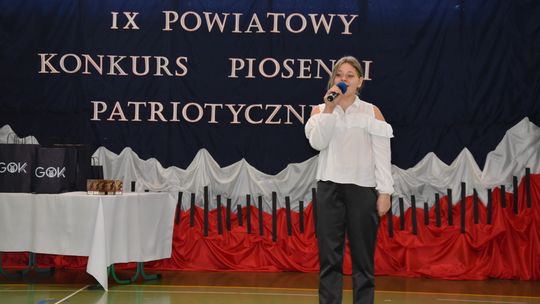 Gm. Łopiennik Górny. IX Powiatowy Konkurs Piosenki Patriotycznej [GALERIA ZDJĘĆ]