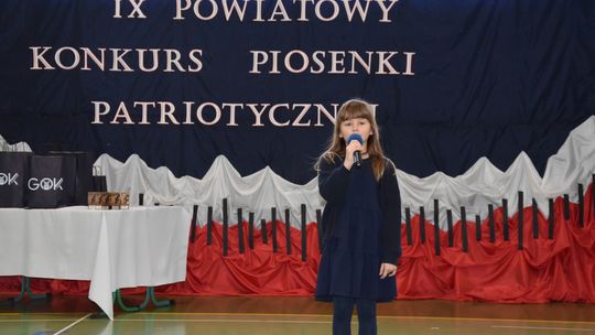 Gm. Łopiennik Górny. IX Powiatowy Konkurs Piosenki Patriotycznej [GALERIA ZDJĘĆ]