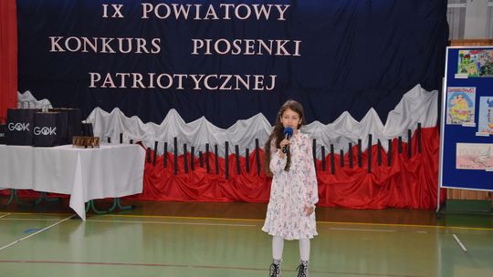 Gm. Łopiennik Górny. IX Powiatowy Konkurs Piosenki Patriotycznej [GALERIA ZDJĘĆ]