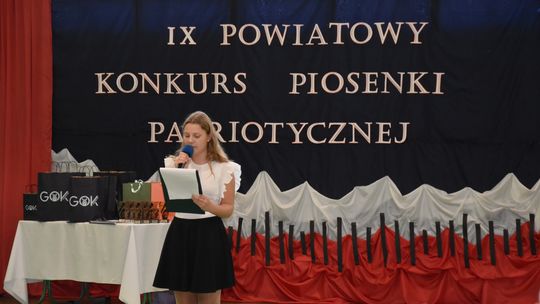 Gm. Łopiennik Górny. IX Powiatowy Konkurs Piosenki Patriotycznej [GALERIA ZDJĘĆ]