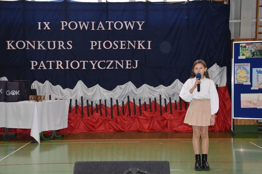 Gm. Łopiennik Górny. IX Powiatowy Konkurs Piosenki Patriotycznej [GALERIA ZDJĘĆ]