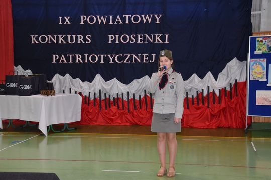 Gm. Łopiennik Górny. IX Powiatowy Konkurs Piosenki Patriotycznej [GALERIA ZDJĘĆ]