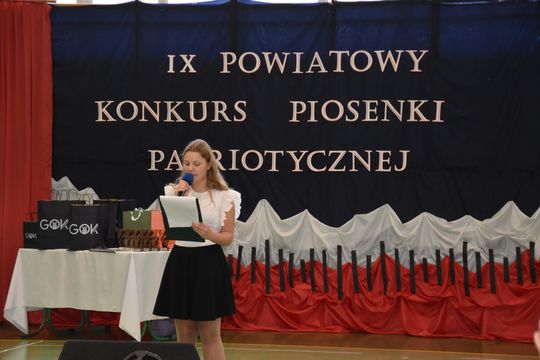 Gm. Łopiennik Górny. IX Powiatowy Konkurs Piosenki Patriotycznej [GALERIA ZDJĘĆ]