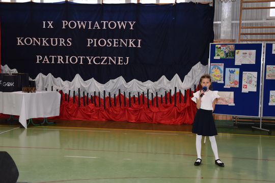 Gm. Łopiennik Górny. IX Powiatowy Konkurs Piosenki Patriotycznej [GALERIA ZDJĘĆ]