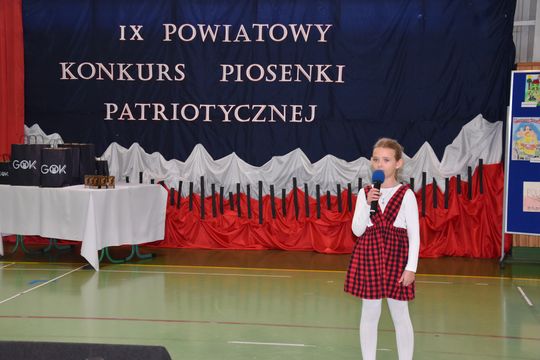 Gm. Łopiennik Górny. IX Powiatowy Konkurs Piosenki Patriotycznej [GALERIA ZDJĘĆ]