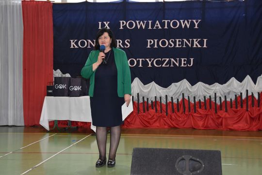 Gm. Łopiennik Górny. IX Powiatowy Konkurs Piosenki Patriotycznej [GALERIA ZDJĘĆ]