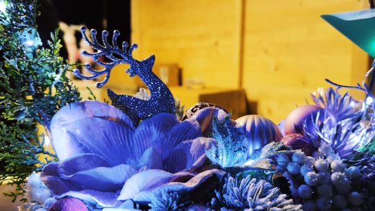 Gm. Siedliszcze. Jarmark świąteczny w Kuliku wieczorową porą... [GALERIA ZDJĘĆ]