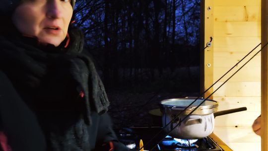 Gm. Siedliszcze. Jarmark świąteczny w Kuliku wieczorową porą... [GALERIA ZDJĘĆ]