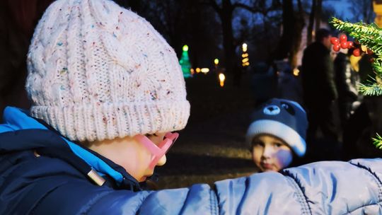 Gm. Siedliszcze. Jarmark świąteczny w Kuliku wieczorową porą... [GALERIA ZDJĘĆ]