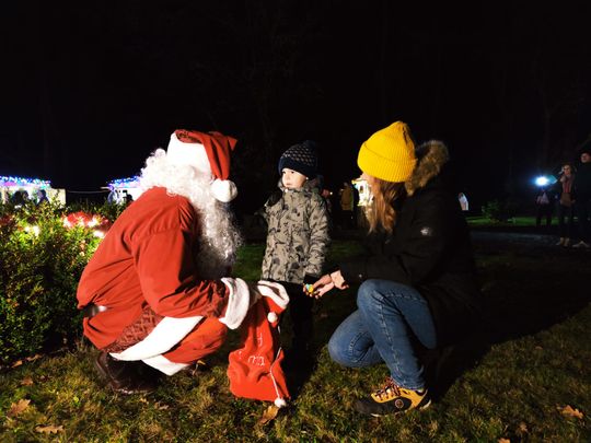 Gm. Siedliszcze. Jarmark świąteczny w Kuliku wieczorową porą... [GALERIA ZDJĘĆ]