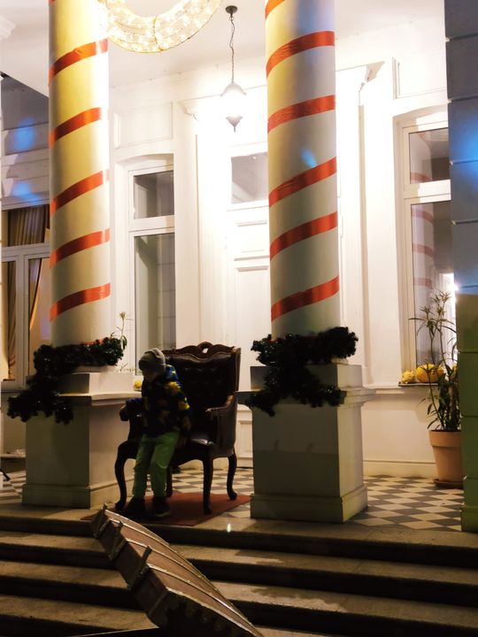 Gm. Siedliszcze. Jarmark świąteczny w Kuliku wieczorową porą... [GALERIA ZDJĘĆ]