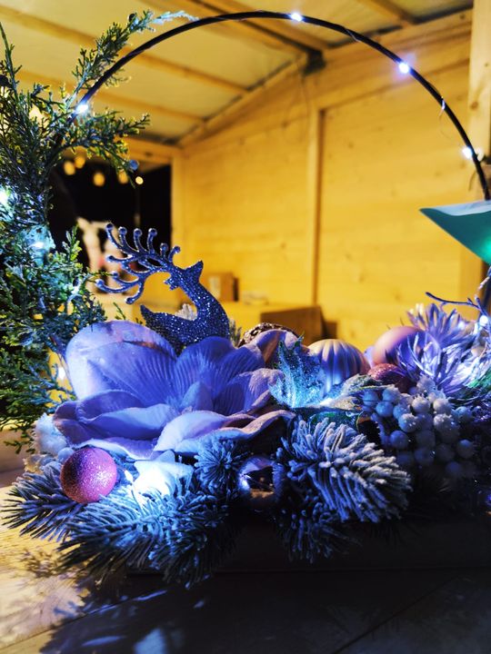 Gm. Siedliszcze. Jarmark świąteczny w Kuliku wieczorową porą... [GALERIA ZDJĘĆ]