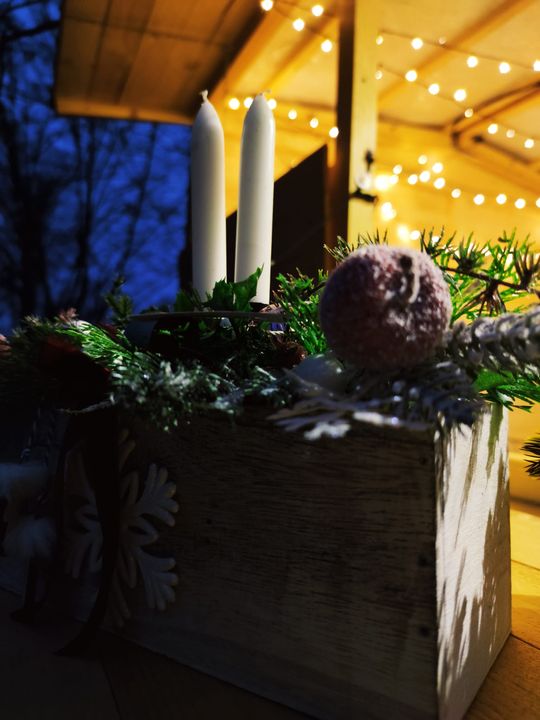 Gm. Siedliszcze. Jarmark świąteczny w Kuliku wieczorową porą... [GALERIA ZDJĘĆ]