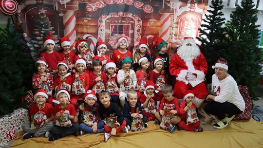 Święty Mikołaj w Przedszkolu nr 15 w Chełmie