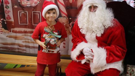 Święty Mikołaj w Przedszkolu nr 15 w Chełmie