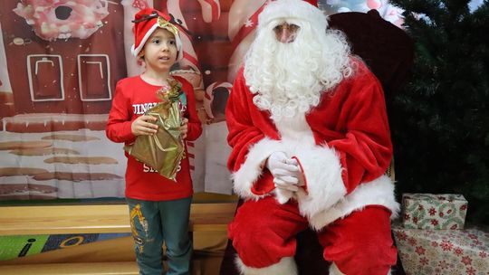 Święty Mikołaj w Przedszkolu nr 15 w Chełmie