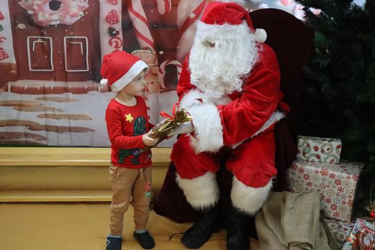 Święty Mikołaj w Przedszkolu nr 15 w Chełmie Święty Mikołaj w Przedszkolu nr 15 w Chełmie