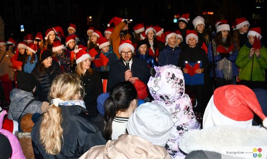 Krasnystaw. Iluminacje, prezenty, świąteczna atmosfera [GALERIA ZDJĘĆ]