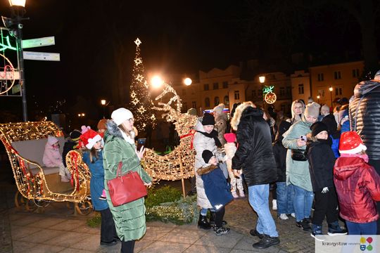 Krasnystaw. Iluminacje, prezenty, świąteczna atmosfera [GALERIA ZDJĘĆ]