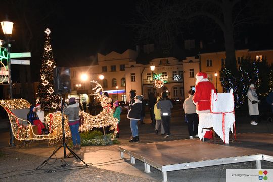 Krasnystaw. Iluminacje, prezenty, świąteczna atmosfera [GALERIA ZDJĘĆ]