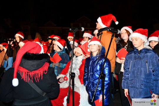 Krasnystaw. Iluminacje, prezenty, świąteczna atmosfera [GALERIA ZDJĘĆ]