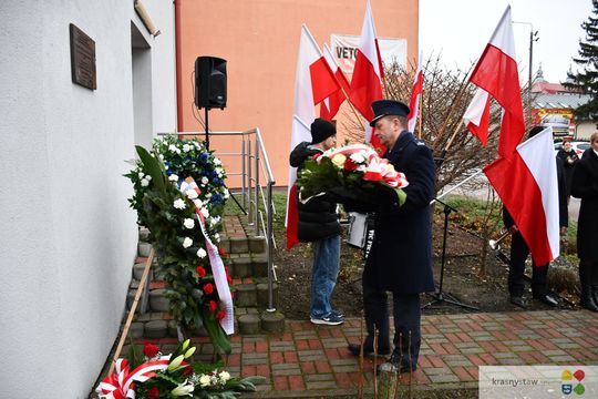 Odsłonięcie tablicy pamięci pomordowanych Żydów z Krasnegostawu [GALERIA ZDJĘĆ]