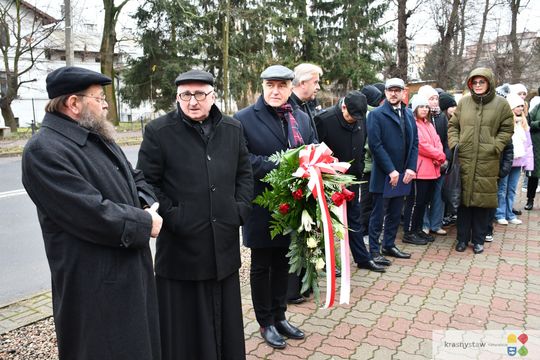 Odsłonięcie tablicy pamięci pomordowanych Żydów z Krasnegostawu [GALERIA ZDJĘĆ]