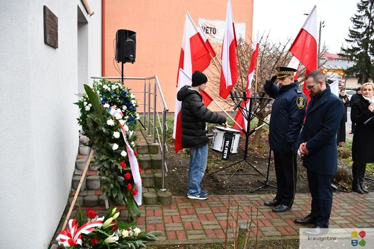 Odsłonięcie tablicy pamięci pomordowanych Żydów z Krasnegostawu [GALERIA ZDJĘĆ]