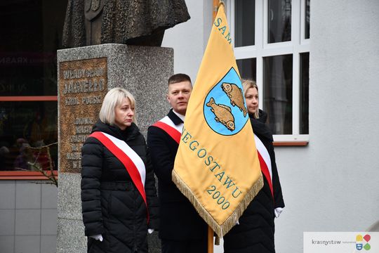 Odsłonięcie tablicy pamięci pomordowanych Żydów z Krasnegostawu [GALERIA ZDJĘĆ]