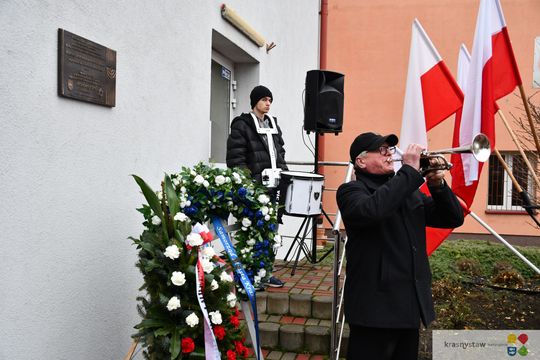 Odsłonięcie tablicy pamięci pomordowanych Żydów z Krasnegostawu [GALERIA ZDJĘĆ]