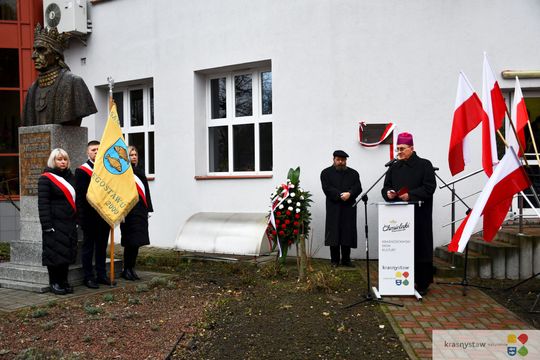 Odsłonięcie tablicy pamięci pomordowanych Żydów z Krasnegostawu [GALERIA ZDJĘĆ]