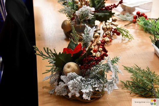 IV Maraton Ozdób Choinkowych w Środowiskowym Domu Samopomocy w Krasnymstawie [GALERIA ZDJĘĆ]