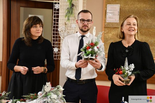 IV Maraton Ozdób Choinkowych w Środowiskowym Domu Samopomocy w Krasnymstawie [GALERIA ZDJĘĆ]