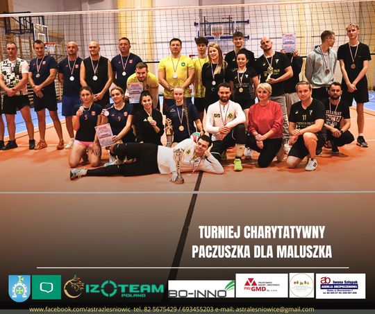 Gm. Leśniowice. Zbierali "Paczuszki dla Maluszków". Charytatywny turniej siatkówki [GALERIA ZDJĘĆ]