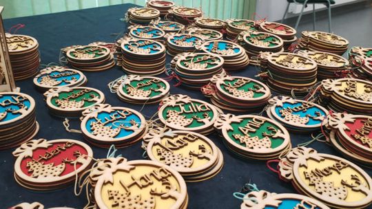 Gm. Ruda Huta. Kiermasz bożonarodzeniowy w Gminnym Ośrodku Kultury w Rudzie Hucie [GALERIA ZDJĘĆ]